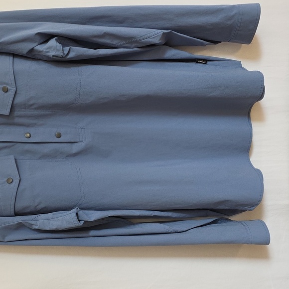 Orvis Trout Bum Blue Mens Vented Shirt.  Size XXL - Picture 3 of 14